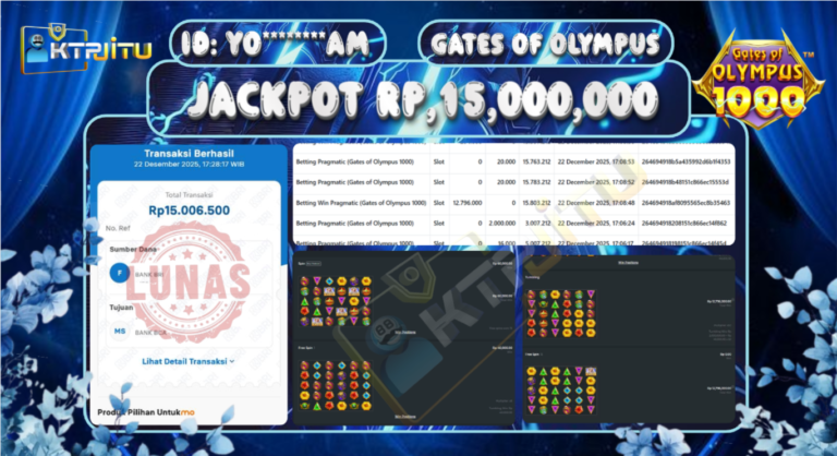 Pembayaran Withdraw Hari Ini 22 DESEMBER 2025 By KTPJITU 22/12/2025